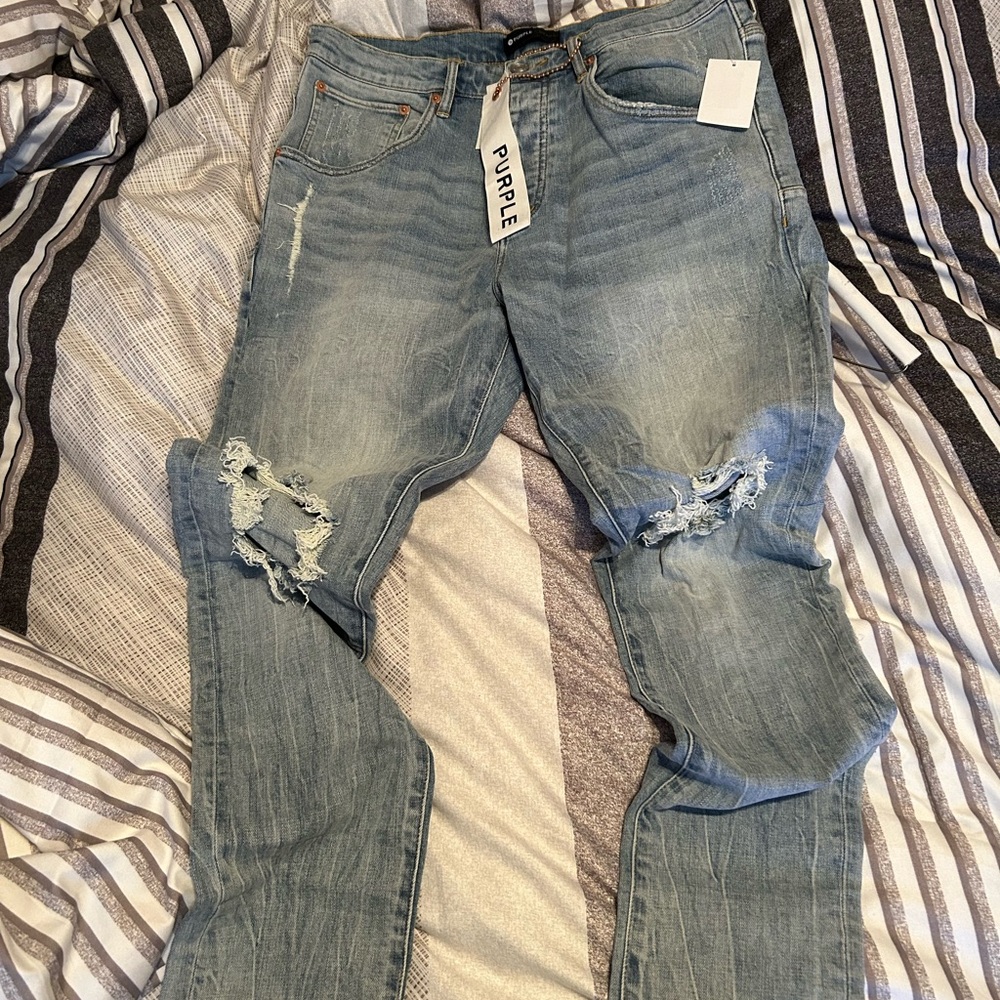 Men Purple Brand Jeans